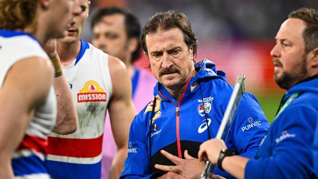 Luke Beveridge will be at the Bulldogs until 2025 after a two-year contract extension.