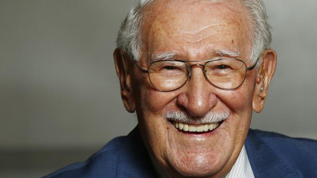 Holocaust survivor Eddie Jaku died aged 101. Picture: John Appleyard