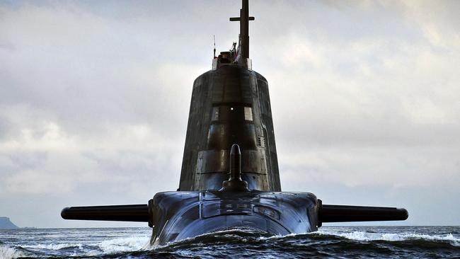 HMS Ambush, one of Britain’s nuclear powered Astute Class attack submarines. Picture: MoD.