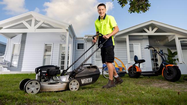 Jett Paludan’s business has expanded across the Queensland border. Picture: Luke Marsden