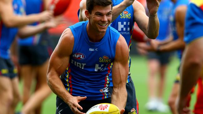 Gold Coast Suns training at Metricon Stadium this afternoon — Jaeger O'Meara Photo: David Clark