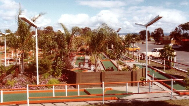 The Putt-Putt course pictured in the early 1970s. Picture: Supplied