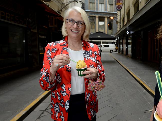 Melbourne Lord Mayor Sally Capp. Picture: Andrew Henshaw