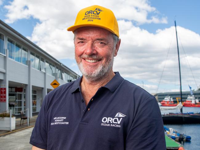 Skipper of Rushour Drew Carruthers after the Melbourne to Hobart Yacht Race on Sunday 29th December 2024.Picture: Linda Higginson