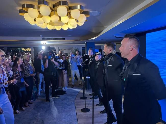 Human Nature were flown in especially to perform at a private YPO event. Picture: Facebook