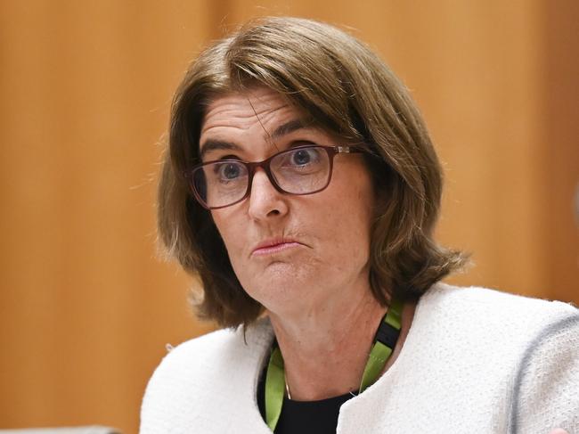 CANBERRA, AUSTRALIA, NewsWire Photos. FEBRUARY 9, 2024: Governor of the Reserve Bank of Australia, Michele Bullock appears before House Economics Committee at Parliament House in Canberra Picture: NCA NewsWire / Martin Ollman