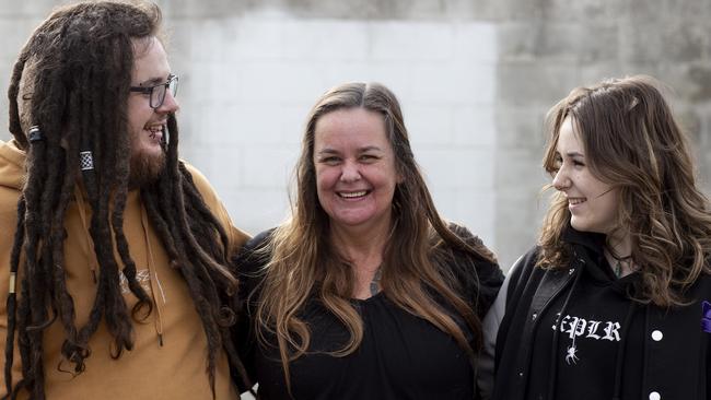 Diane is now reunited with her children and is focused on helping others with meth addiction. Picture: Brett Hartwig