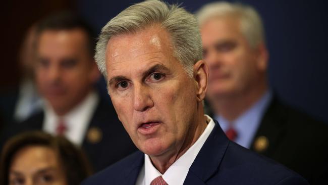 Republican Kevin McCarthy in Washington on Tuesday. Picture: Getty Images