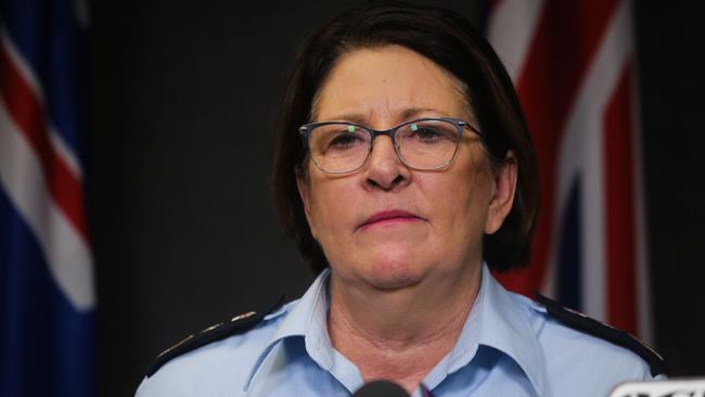 NSW SES Commissioner Carlene York. A report has found the SES did not have the operational ability to co-ordinate multiple flood rescues earlier this year. Picture: NCA NewsWire/ Gaye Gerard