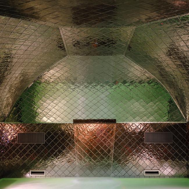 Relaxation pool, Palazzo Talia hotel, Rome.