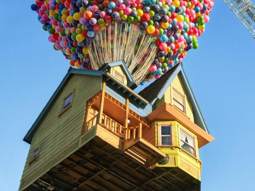 KIDS NEWS 2024: The ‘Up’ house from the  2009 Pixar film of the same name, along with other homes from iconic films and TV shows, are being listed on Airbnb. Picture: supplied/Airbnb