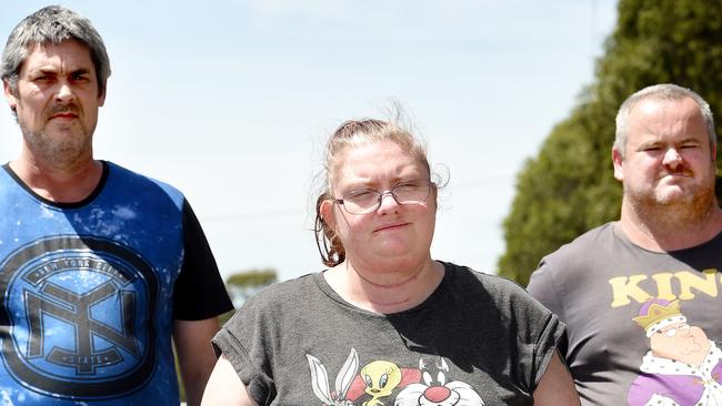 Ronald Lyons, Christine Lyons and Peter Arthur. Picture: Nicole Garmston