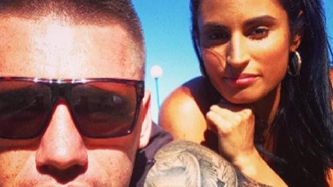 Shaun Kenny-Dowall and Jessica Peris in happier times.