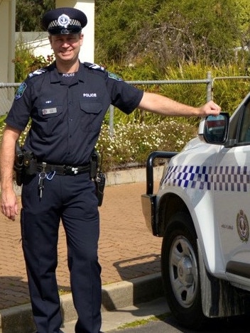 Brevet Sergeant Jason Doig in uniform. Picture: Supplied