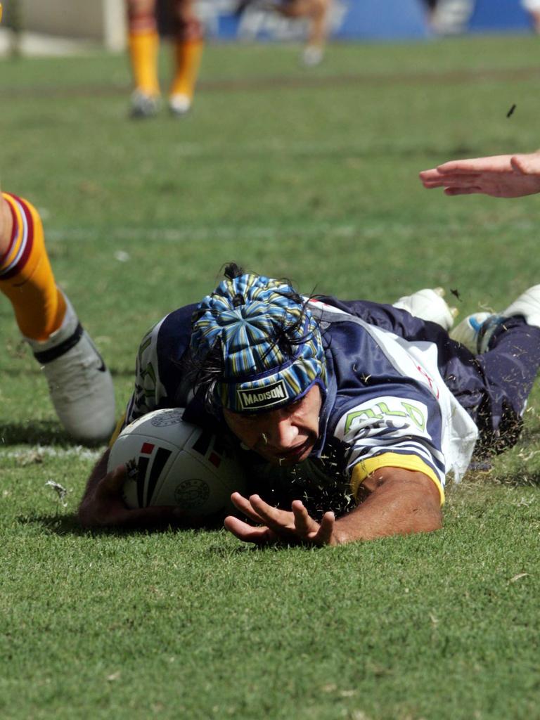 2006: The Cowboys looked set to cruise into the finals after they won their first six games of the year, including a 36-4 first round win over the Broncos in Brisbane where he scored 24 points. <br/>But after Thurston dislocated his knee in round 20, the Cowboys lost four of their next five games in his absence, and narrowly missed out on the semis in ninth place. <br/>He also made his debut for Australia in a 50-12 demolition of New Zealand in May.