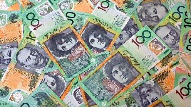 FEDERAL BUDGET 2024: AUSTRALIA - NewsWire Photos - General view editorial generic stock photo of Australian cash money currency. Picture: NCA NewsWire / Nicholas Eagar