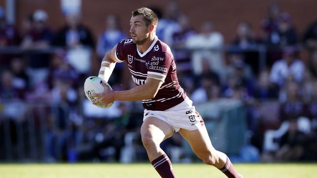 Kieran Foran will leave Manly for the Gold Coast in 2023. (Photo by Mark Evans/Getty Images)