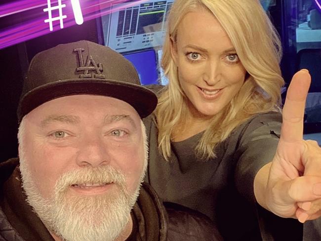 Kyle Sandilands Jackie O Undated. SUPPLIED