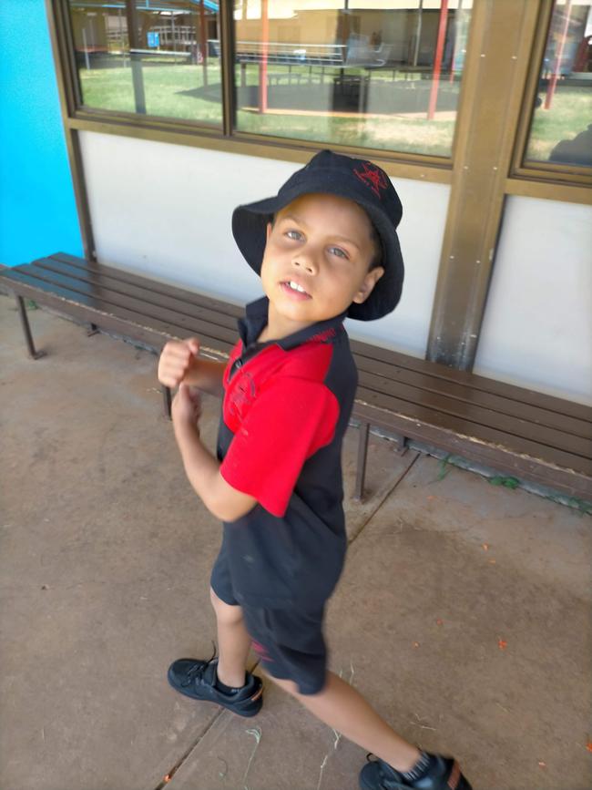 Charles McNamara is excited for his first day of school in year one