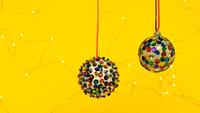 How to make a sequin bauble for your Christmas tree