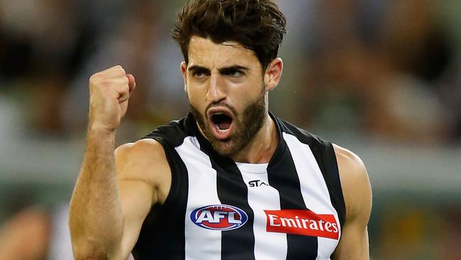 Alex Fasolo booted six goals for the Pies. Picture: AFL Media/Getty Images