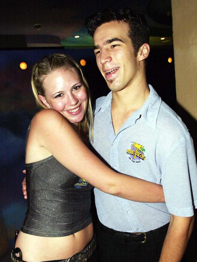 Tamara Hunt and Adin O'Riley at Melbas in 2001.