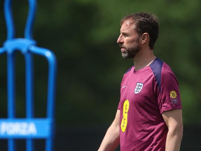 Gareth Southgate during England training in Germany. Picture: Richard Pelham/Getty Images