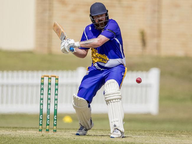 Coomera Hope Island batsman James Martin has helped the Crocs to fourth place. Picture: Jerad Williams