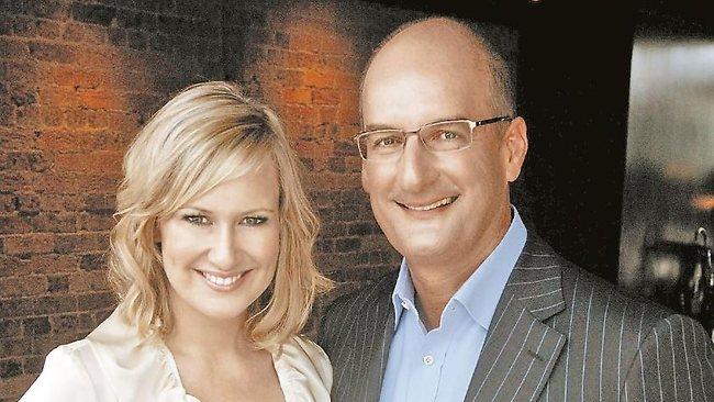 Melissa Doyle with David Koch