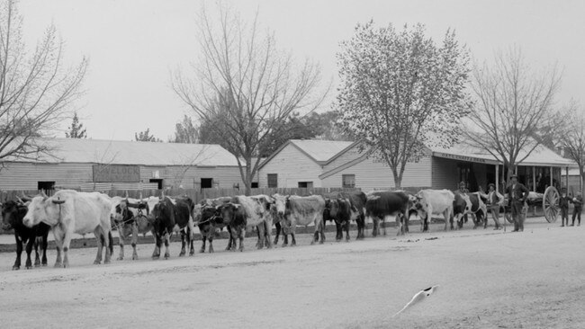 Benalla, pictured in the late 1800s, was the would-be capital of the Kelly Republic. Picture: State Library of Victoria