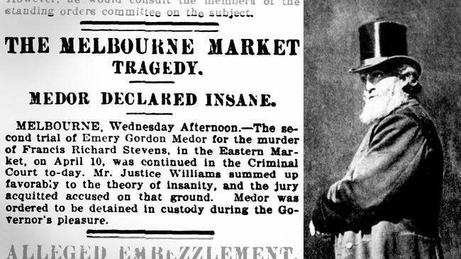 1899 newspaper items about the Eastern Market murder. Pictures: Trove