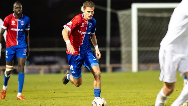 Luke Barforosh in action for Port Melbourne. Picture: Rob Cruse Photography