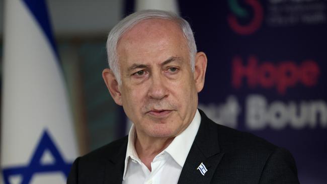 Benjamin Netanyahu will need to cede a lot of ground regarding a two-state solution before regional states play ball. Picture: Pool/Getty Images