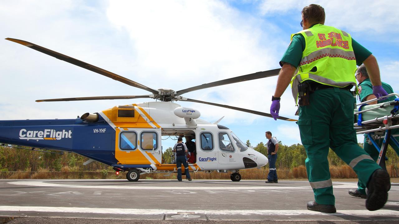 CareFlight NT debuted the high-tech AW139 aeromedical rescue helicopter in 2014. In the 10 years since, it has flown more than 1500 missions. Picture: Mark Mennie