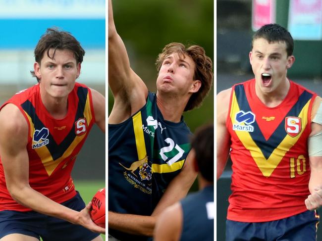 Three of SA's top draft prospects. Pictures: File