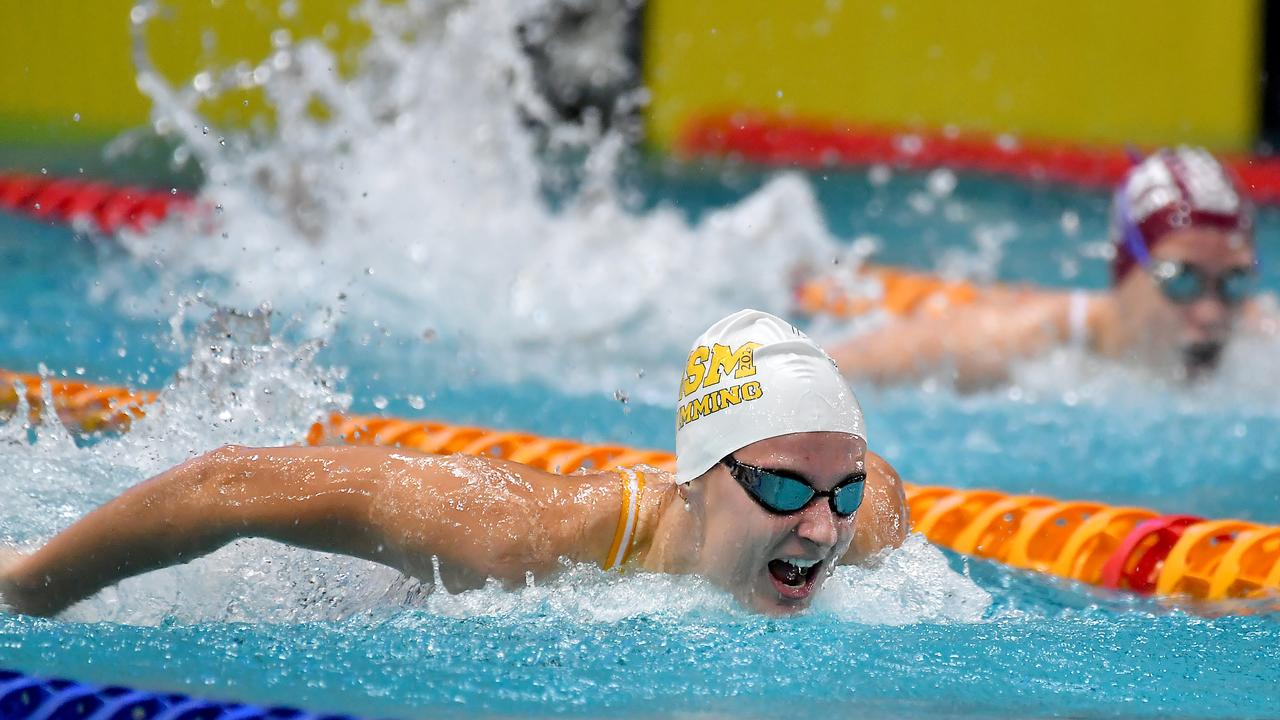 Hannah Casey won a swag of medals and set national age records at the championships in Adelaide. Picture: John Gass