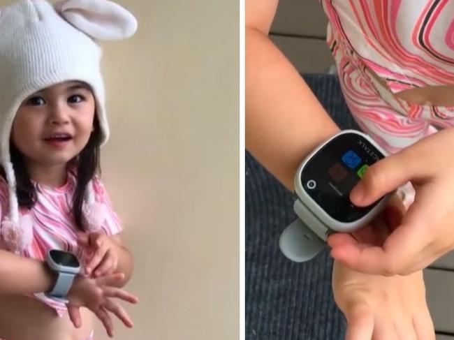 Keep your kid safe and contactable with the amazing Spacetalk Adventurer 2. Picture: TikTok/@spacetalk.co