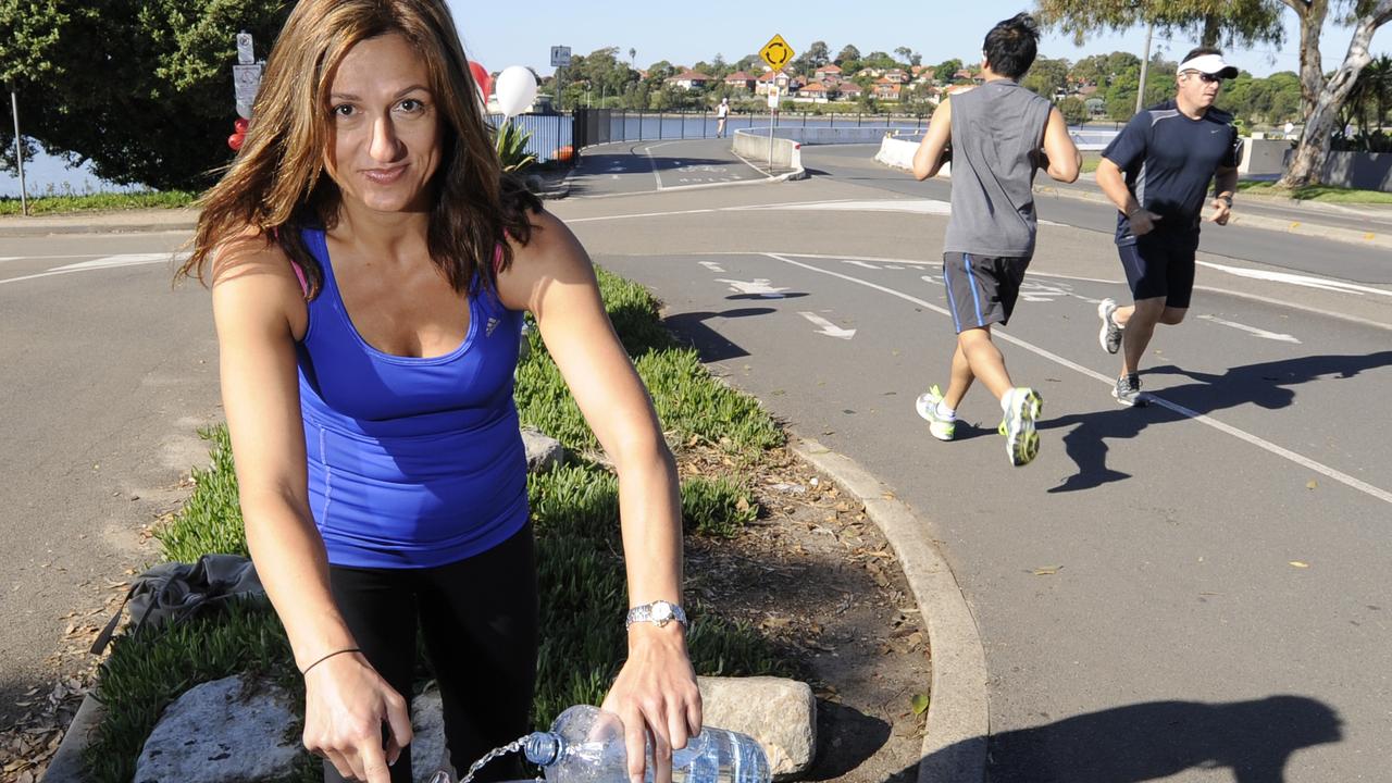 Canada Bay councillor Mirjana Cestar at the Bay Run in Sydney’s inner west.