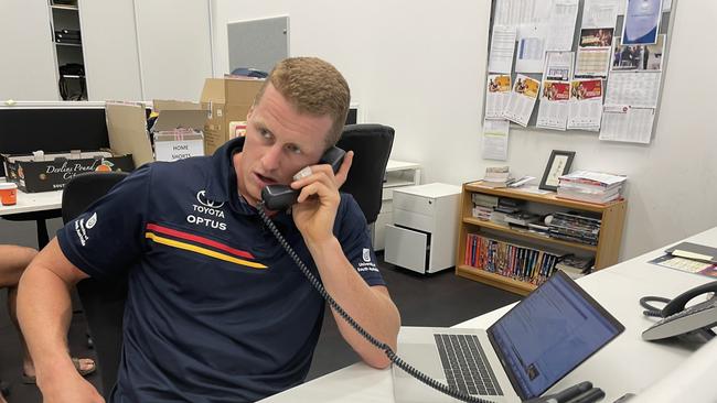 There was a flood of calls after news more than 4000 Crows members who will have to move seats. Picture: Adelaide Crows/Twitter