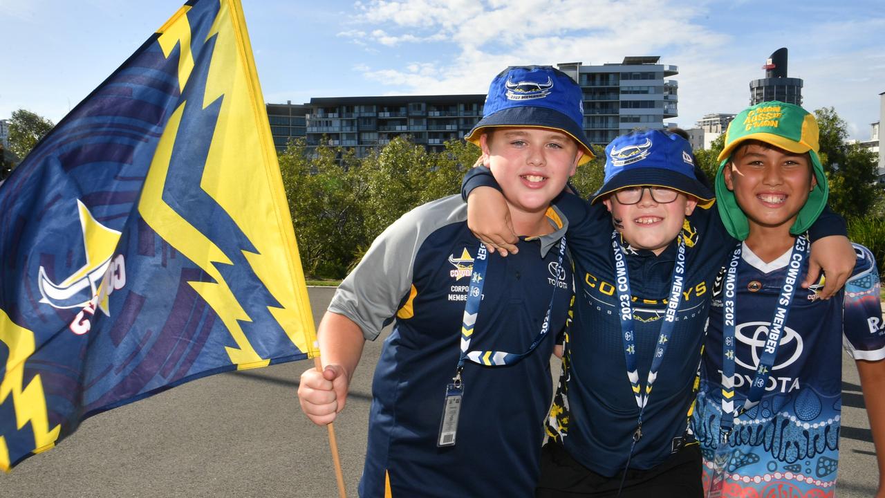 Cowboys vs Warriors socials at Queensland Country Bank Stadium