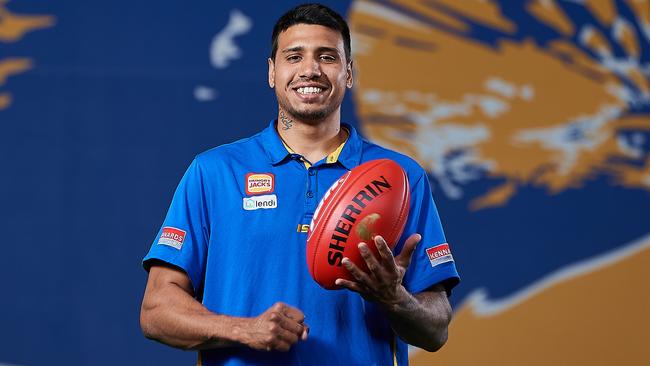 Tim Kelly was all smiles after making his way from the Cats to the Eagles. Picture: AFL Photos