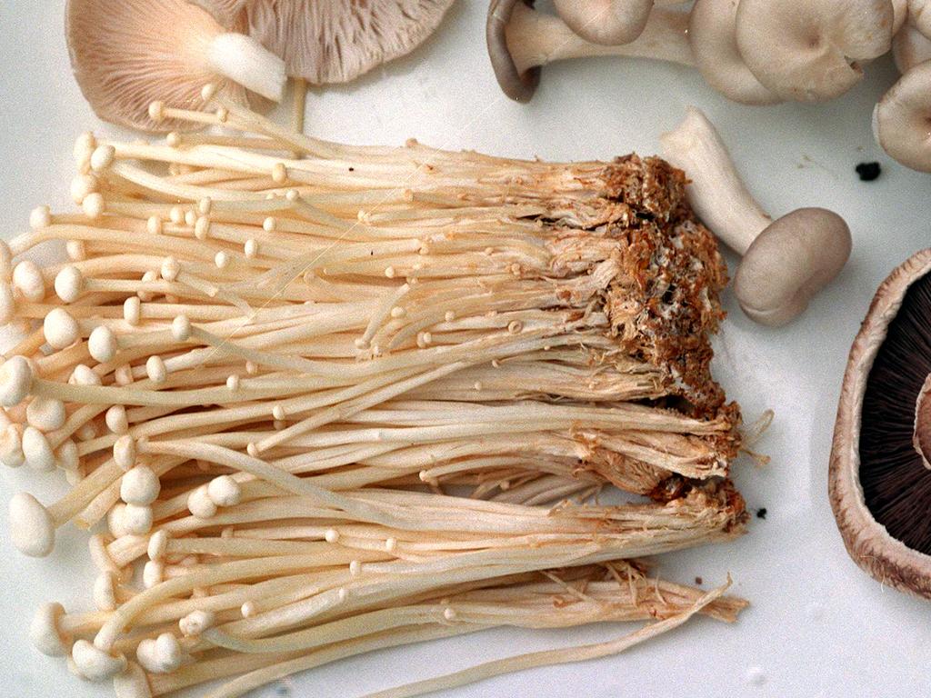 Warnings have been issued about enoki mushrooms.