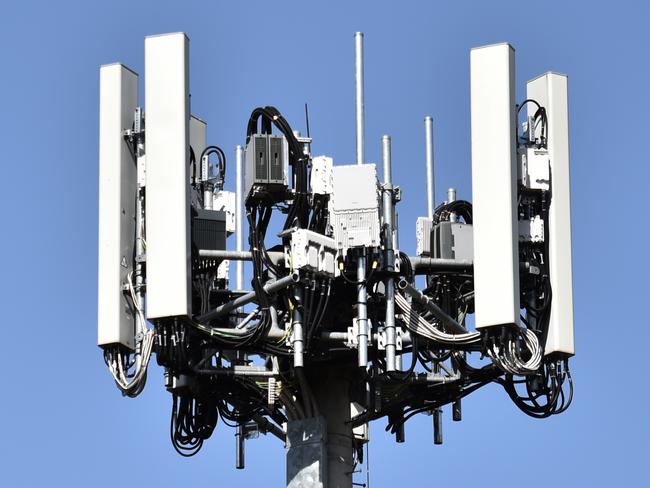 The first 5G Optus tower is seen in the suburb of Dickson in Canberra - with something similar coming to local locations.. Picture:  (AAP /Mick Tsikas.