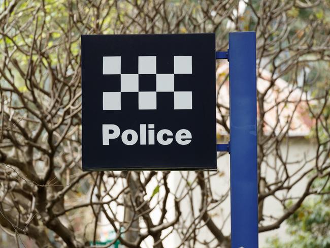 SYDNEY, AUSTRALIA - NewsWire Photos, September 7, 2024. GENERIC. Police sign outside Surry Hills Police Station. Picture: NewsWire / Max Mason-Hubers