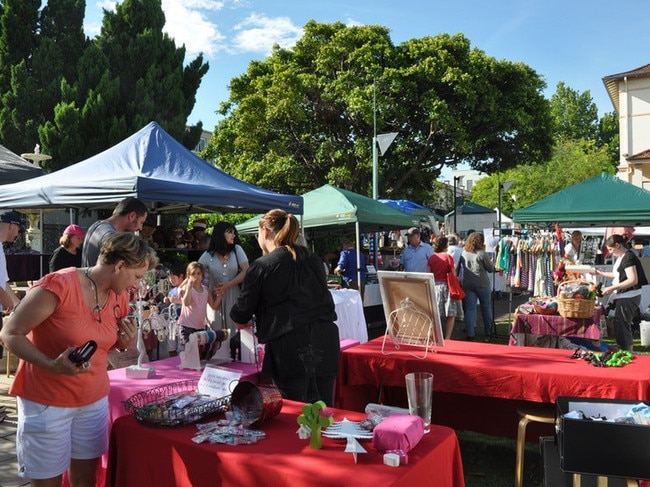 Mosman Markets is on again at Mosman Square. 