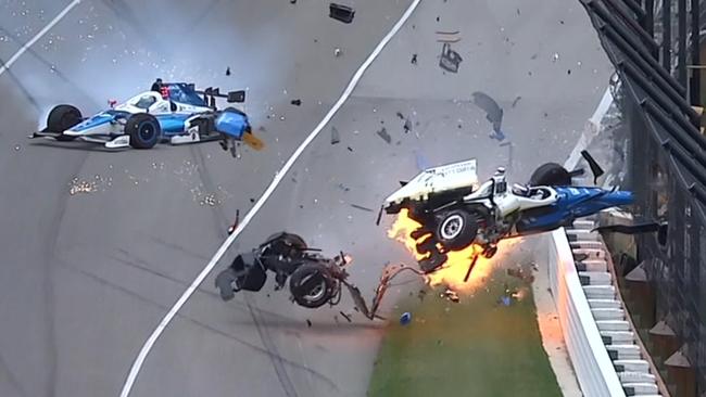 Scott Dixon walked away from this horrific crash at the Indy 500.