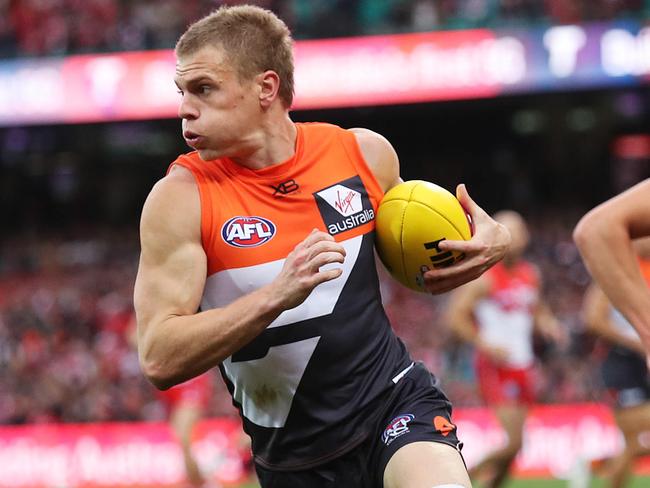 Adam Kennedy is a smooth mover with the footy for the Giants. Picture: Phil Hillyard