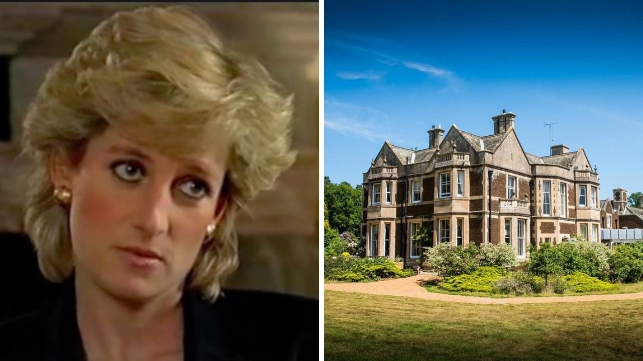 Princess Diana's childhood home left to rot. Picture: BBC; TripAdvisor