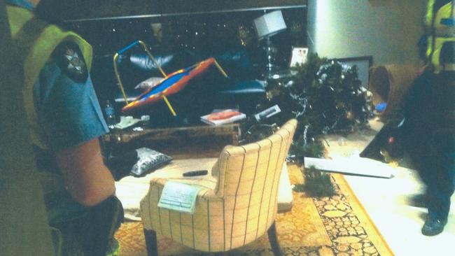 Grant Hackett’s trashed Southbank apartment almost three years ago.