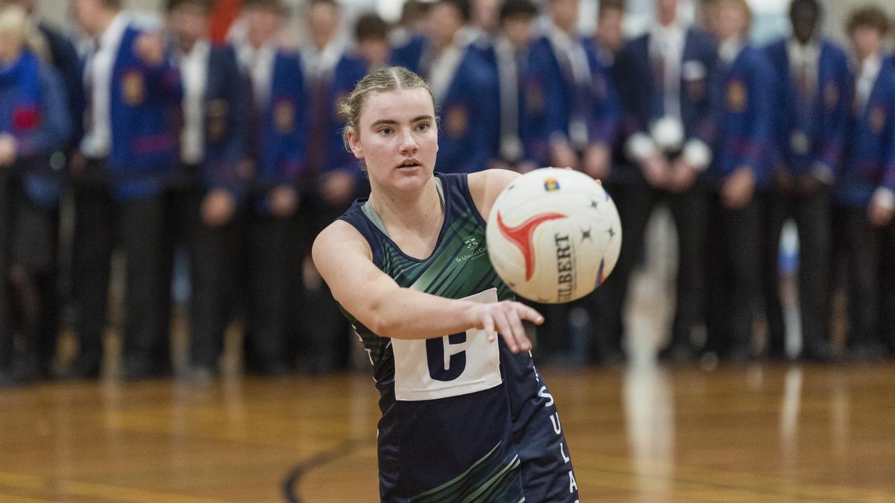 Libby Hain in action for the St Ursula’s Senior B team in 2023. Picture: Kevin Farmer